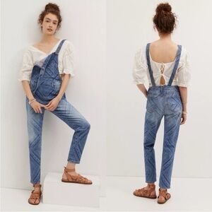 Anthroplogie Driftwood Farrah Denim Overalls size Small